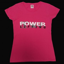 Powerlifting T-Shirt - black (Ladies fits)