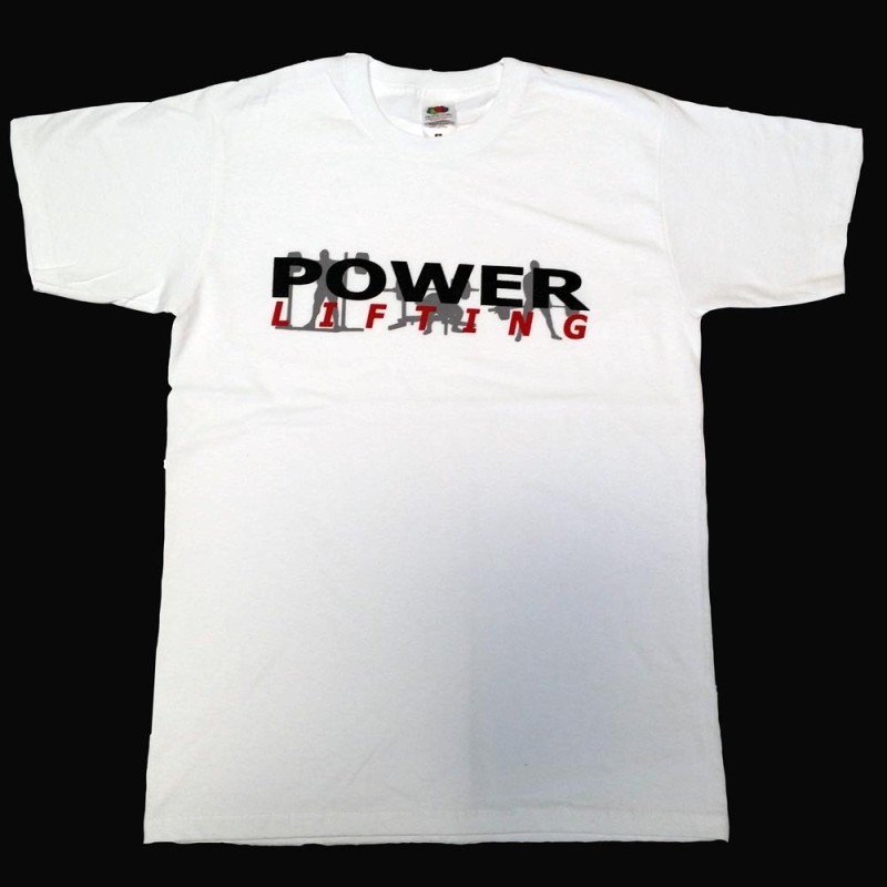 Powerlifting T-Shirt - white 2017